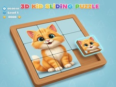 Oyunu 3D Kid Sliding Puzzle