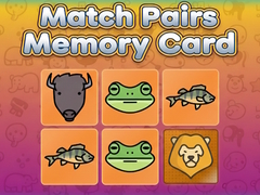 Oyunu Match Pairs Memory Card