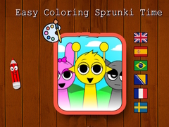 Oyunu Easy Coloring Sprunki Time