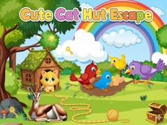 Oyunu Cute Cat Hut Escape