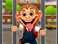 Oyunu Jigsaw Puzzle: Monkey Student School Prank