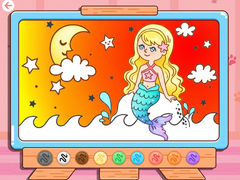 Oyunu Coloring Book: Moonlight Mermaid