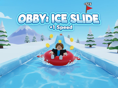 Oyunu Obby: Ice Slide +1 Speed