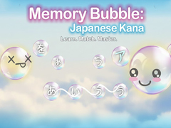 Oyunu Memory Bubble: Japanese Kana