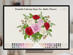 Oyunu Printable Coloring Pages For Adults Flowers