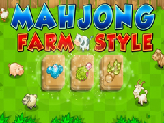 Oyunu Mahjong Farm Style