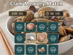 Oyunu Clam Memory Match