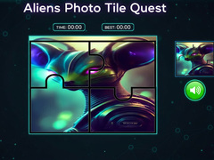Oyunu Aliens Photo Tile Quest