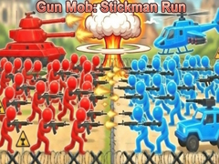 Oyunu Gun Mob: Stickman Run