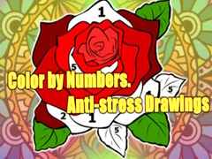 Oyunu Color by Numbers. Anti-stress Drawings