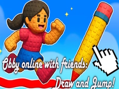 Oyunu Obby online with friends: Draw and Jump!