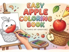 Oyunu Easy Apple Coloring Book