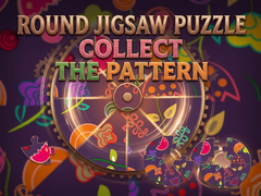 Oyunu Round jigsaw Puzzle - Collect the Pattern