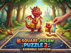 Oyunu Square jigsaw Puzzle 2 - Assemble Cartoon