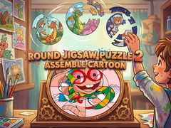 Oyunu Round Jigsaw Puzzle 2 Assemble Cartoon