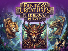 Oyunu Fantasy Creatures Tile Block Puzzle