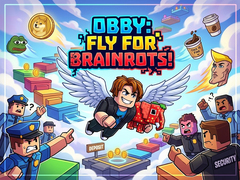 Oyunu Obby: Fly for Brainrots!