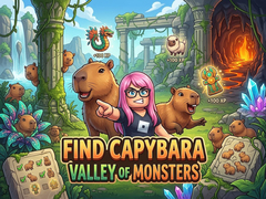 Oyunu Find Capybara: Valley of Monsters
