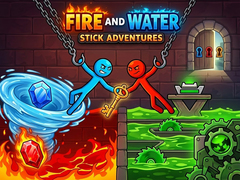 Oyunu Fire and Water: Stick Adventures