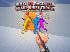 Oyunu Ninja vs Ragdolls: Sharp Knife Throw!