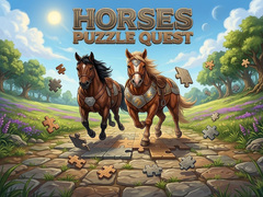 Oyunu Horses Puzzle Quest