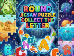 Oyunu Round Jigsaw Puzzle - Collect the Letter