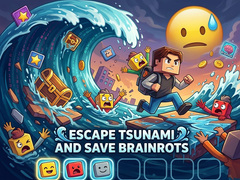 Oyunu Escape Tsunami and Save Brainrots