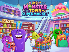 Oyunu My Monster Town Supermarket