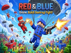 Oyunu Red & Blue: Online. Build! Destroy! Fight!