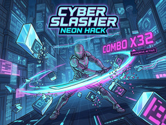 Oyunu Cyber Slasher: Neon Hack