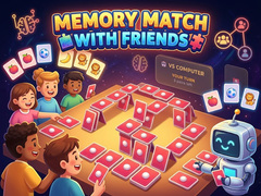 Oyunu Memory Match with Friends