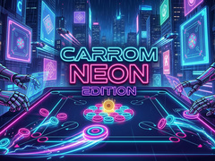 Oyunu Carrom Neon Edition