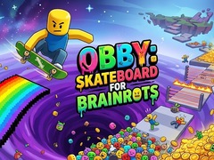 Oyunu Obby: Skateboard for Brainrots
