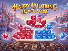 Oyunu Happy Coloring Jewel Sort