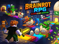 Oyunu Obby: Brainrot RPG Slasher & Loot Adventure