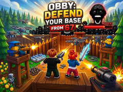 Oyunu Obby: Defend your base from 67