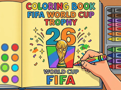Oyunu Coloring Book: FIFA World Cup Trophy