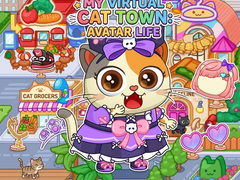 Oyunu My Virtual Cat Town: Avatar Life 