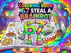 Oyunu Coloring Book: 67 Steal A Brainrot