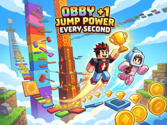 Oyunu Obby +1 Jump Power Every Second