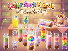 Oyunu Color Sort Puzzle Milk Tea Sorting