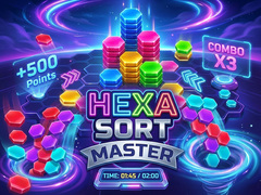 Oyunu Hexa Sort Master