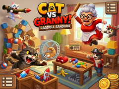 Oyunu Cat Vs Granny! Ragdoll Sandbox