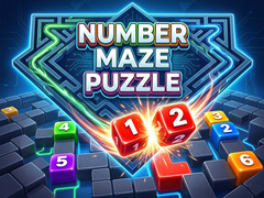 Oyunu Number Maze Puzzle
