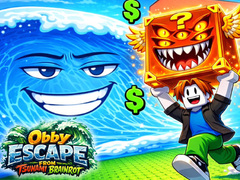 Oyunu Obby Escape from Tsunami Brainrot