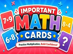 Oyunu Important Math Cards