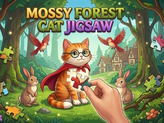 Oyunu Mossy Forest Cat Jigsaw