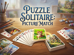 Oyunu Puzzle Solitaire Picture Match