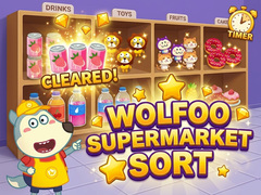 Oyunu Wolfoo Supermarket Sort