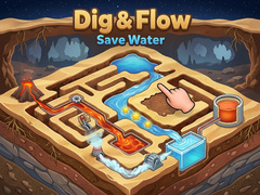 Oyunu Dig & Flow - Save Water